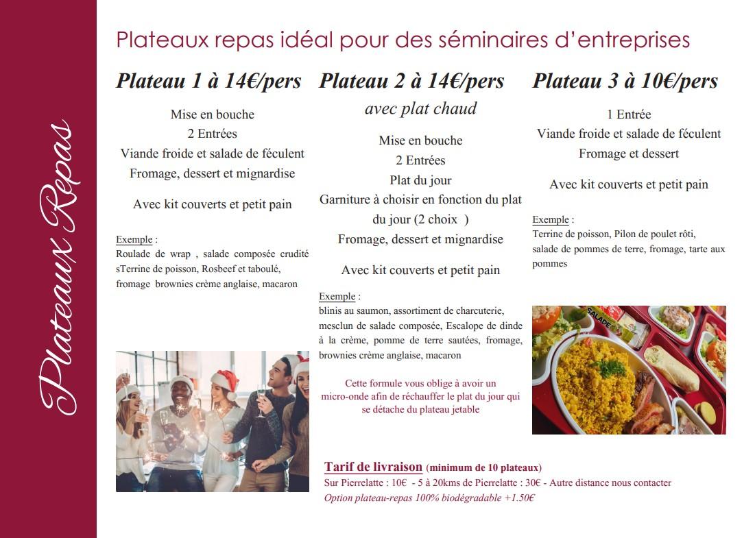 Plateau-repas Jetable Luxe - Pour Professionnels 
